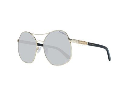 Zlaté kovové sluneční brýle