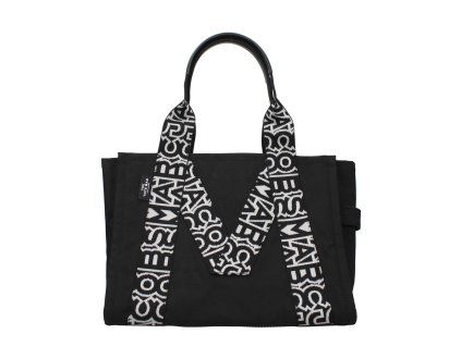 Černá látková taška přes rameno