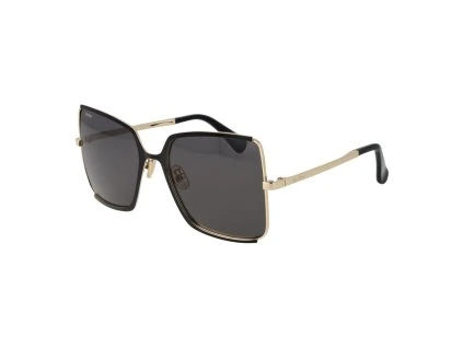 Černé kovové sluneční brýle