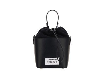 Černá kožená taška přes rameno Bos Taurus