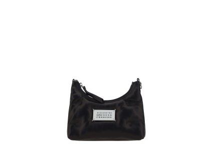 Černá kožená taška přes rameno Bos Taurus