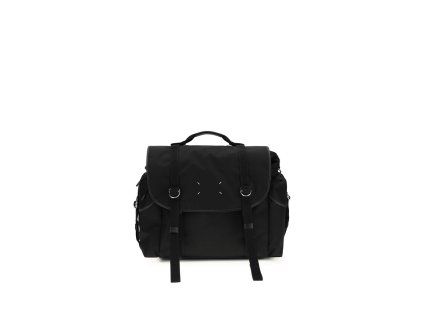 Černá kožená taška přes rameno Bos Taurus