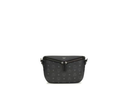 Černá kožená taška přes rameno Bos Taurus