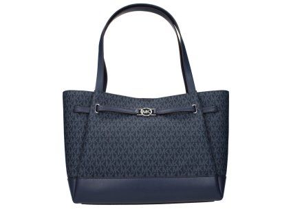 Modrá látková taška přes rameno