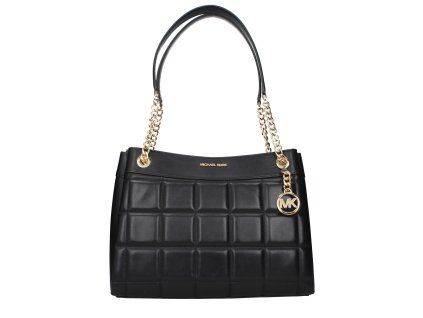 Černá kožená taška přes rameno