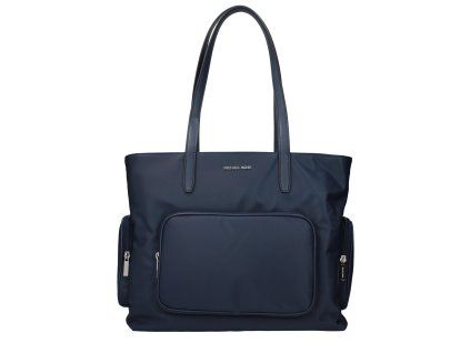 Modrá látková taška přes rameno