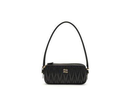 Černá kožená taška přes rameno Bos Taurus