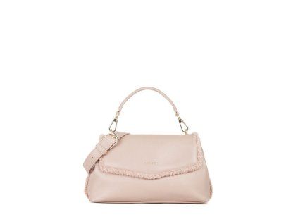 Béžová polyesterová taška přes rameno