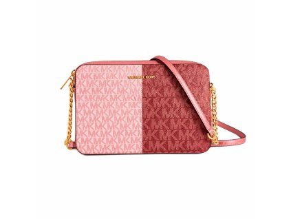 Vícebarevná plátěná crossbody kabelka