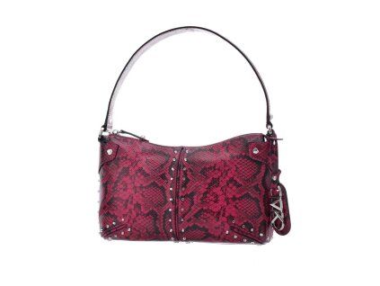 Vícebarevná kožená taška přes rameno