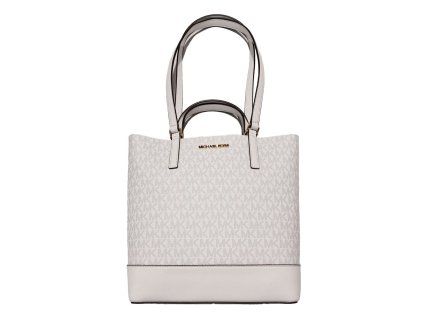 Bílá kožená taška