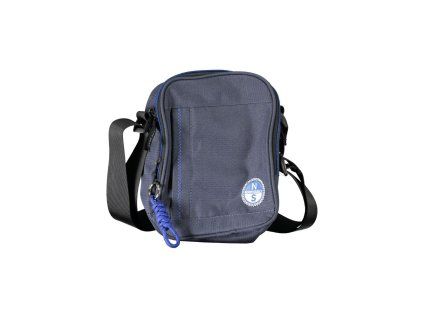 Modrá polyesterová pánská taška přes rameno