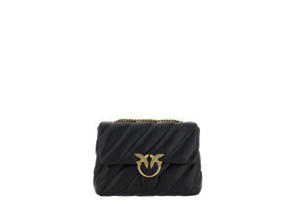 Černá kožená taška přes rameno Bos Taurus