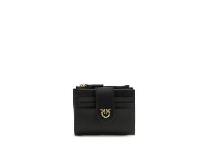 Černá telecí kožená peněženka Bos Taurus