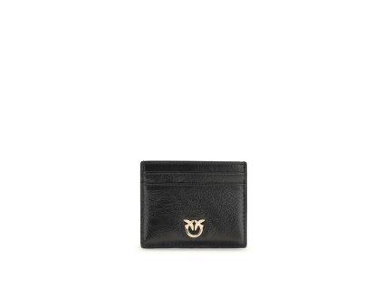 Černá telecí kožená peněženka Bos Taurus