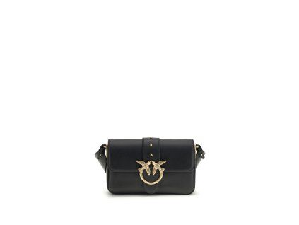 Černá kožená taška přes rameno Bos Taurus