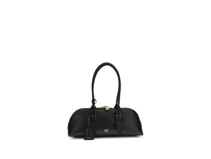 Černá kožená taška přes rameno Bos Taurus