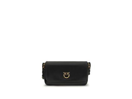 Černá kožená taška přes rameno Bos Taurus