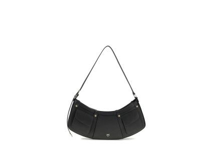 Černá kožená taška přes rameno Bos Taurus