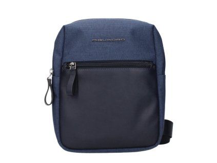 Modrá látková crossbody kabelka