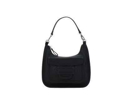 Černá kožená taška přes rameno Bos Taurus