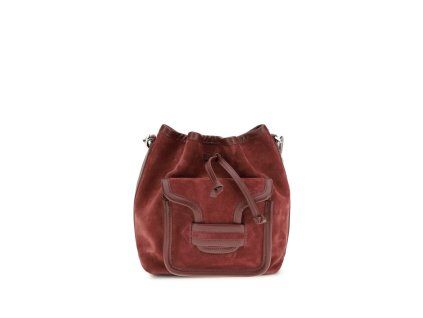 Bordeaux telecí kůže Bos Taurus Backet Bag