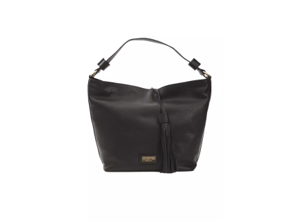Černá kožená dámská taška přes rameno