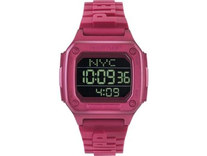 Vícebarevné syntetické digitální hodinky