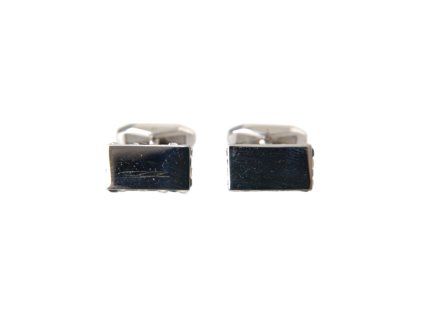 Stříbrný Plated Metal Brass Pin Pánský Cufflinks