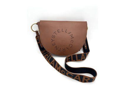 Hnědá taška STELLA MCCARTNEY Mezzaluna