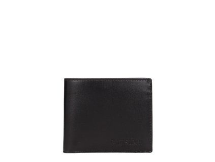 Černá kožená peněženka