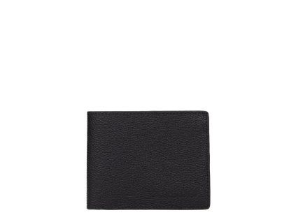 Černá kožená peněženka