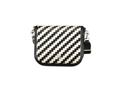 Dámská kabelka z černého polyuretanu