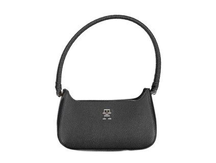 Dámská kabelka z černého polyuretanu