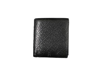 Elegantní černá kožená peněženka Dual-Compartpánskýt