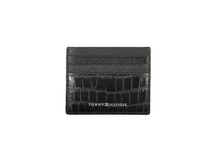 Černá kožená Pánský peněženka