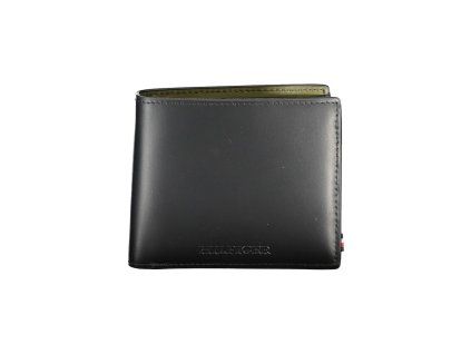 Černá kožená peněženka Pánského