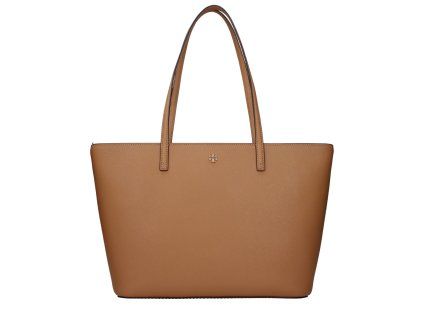 Hnědá kožená taška přes rameno