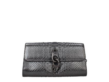 Šedá Skin Clutch Bag