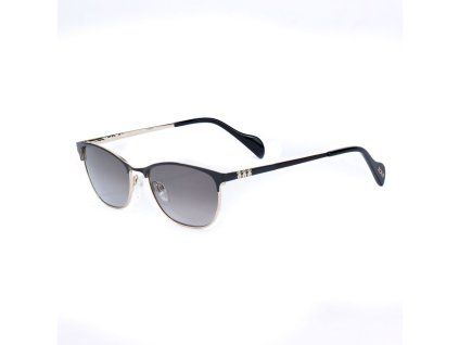 Černé kovové sluneční brýle