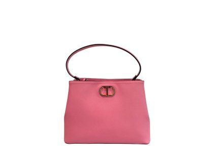 Růžová PU Dámská kabelka