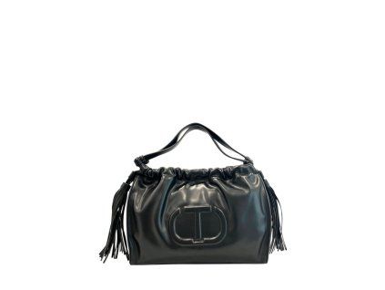 Černá PU Dámská taška přes rameno