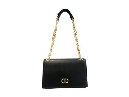 Černá PU Dámská Crossbody kabelka