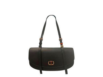 Černá PU Dámská taška přes rameno