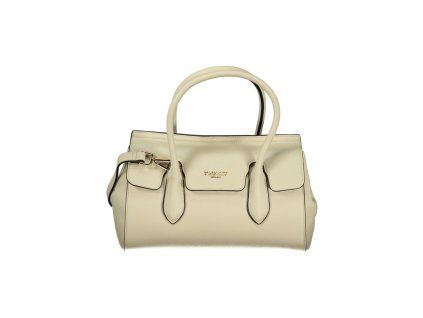 Béžová polyuretanová dámská kabelka