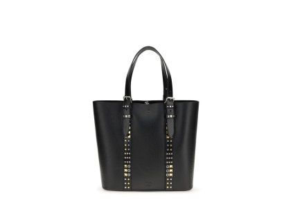 Černá kožená taška přes rameno Bos Taurus