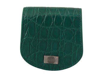 Zelená Exotic skins Condom Case Holder Wallet