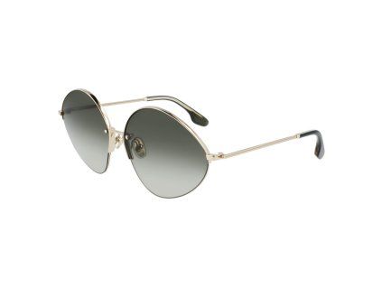 Zlaté kovové sluneční brýle
