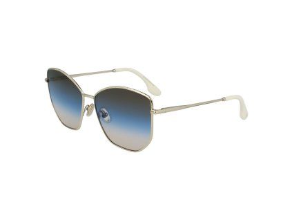 Zlaté kovové sluneční brýle