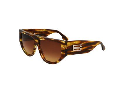 Hnědé acetátové sluneční brýle